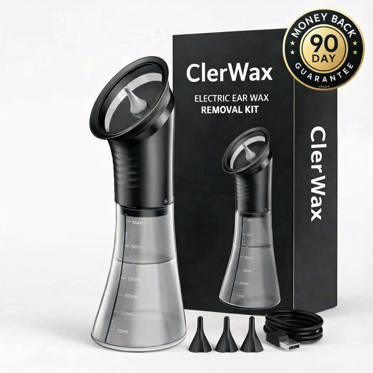 ClerWax™ Electric Ear Wax Removal Kit